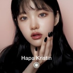 AI 모델로 홍보하는 하파크리스틴(Hapa Kristin) 신상 렌즈