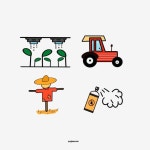 스마트 농장 일러스트 선형 아이콘, 농장, 관개, 살수 PNG 일러스트 및 PSD 이미지 무료 다운로드 - Pngtree 스마트 농장 일러스트 선형... 