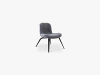 Goose Lounge Chair, Graphite Sheepskin - 2021 | 베니어, 라운지, 라운지 의자