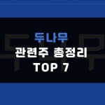 두나무 관련주 총정리 TOP7(대장주, 테마주, 수혜주) | 주식스토커 두나무 관련주 총정리 TOP7