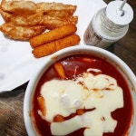 #페북사진공유❌❌님: “#알통떡볶이#떡볶이#만두#치즈스틱 #먹스타그램#맛스타그램#인스타푸드#푸드스타그램#맛있다그램#먹방... 