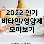 2022 인기 비타민/영양제