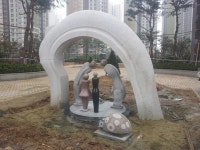 한라 아트프라자 조형물 제작설치 - 2021