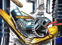 홍대플라이미술학원 기초디자인 4절4시간 학생평소작 시험작