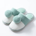 빈슈 퐁퐁이 배색 겨울 실내 슬리퍼 - 2021 | 슬리퍼, 귀여운 슬리퍼, 실내화