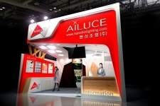 MBC건축박람회_한신조명 MBC건축박람회_한신조명 | Exhibition stand design, Exhibition stand, Booth design