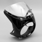 [30%-OFF!] $28.53 7 Motorcycle Gloss Black FOR Cafe Racer Headlight Fairing Screen / #Motorcycle_F… | Cafe racer style... 