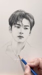 CHA EUN WOO✨ 곱다고와〰️ #chaeunwoo #차은우 #인물드로잉 #figuredrawing #pencildrawing #sketchdrawing #인물화 | Instagram