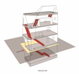 도서출판갈무리 독립공간 [뿔] - 협소사옥 - 건축사사무소 더함 | Architects office, Architect, Architect house