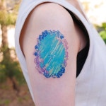 맑은 호수가 내 몸에 #퐁당