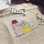 작업실 오픈이벤트로 소잉일러스트작업을 무료로 해드린재료로 수업진… | Kids rugs, Patchwork, Rugs