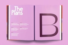 1 - 좌측 The Plans 2 - 우측 B 3 - 설명들..  B의 타이틀이 크기가 확실히 크고 색이 더 진한데 왜 The Plans가 잘보이고, 더 눈에 빨리... 