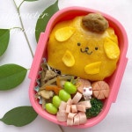 chinatsu on Instagram: キャラ弁 ・ ・ 初めてのキャラ弁作り！！ ・ ・ ポムポムプリンをオムライスで作りました... 