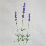 Lavender 💕 ㆍ #프랑스자수 #자수 #자수타그램 #취미 #아오키카즈코 #정원꽃자수 #embroidery #sewing #needlework #handmade... 