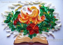 графический квиллинг, квиллинг, quilling, жар-птица, сказка(이미지 포함)