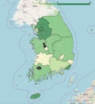 전국 재활용센터 folium Choropleth Map | 환경, 공공, 빅데이터