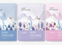 CHANDO himalaya mask pack illustration - gobom m #마스크팩디자인 #마스크팩 #디자인 #일러스트 #일러스트레이션 | Tea... 