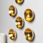 White & Gold Moon Wall Decor White & Gold Moon Wall Decor in 2024 | Gold leaf design group, Gold leaf, Gold moon