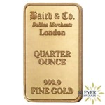 1/4oz Baird & Co Minted Gold Bar