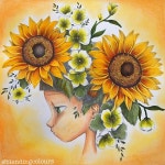 혜진 신님이 Coloriage Wild by Emmanùelle colin에 올린 해바라기 이미지 | 꽃