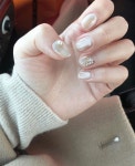S_nail8796 | 아현 on Instagram: “♥ ✨” | Nail designs, Girly things, Stud earrings