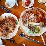 쟁반국수#주먹밥 #먹스타그램#맛스타그램#인스타푸드#푸드스타그램#맛있다그램#먹방#먹부림#대구#칠곡#칠곡맛집#대구맛집#족발... 