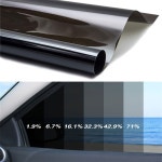 롤 50*300cm/19.69*118.11in 자동차 선쉐이드 필름, 자외선 차단 선 필름, 유리 건물 선쉐이드 필름 단열 폭발 방지... 