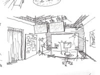 Kpop complex culture space sketch_mv studio Kpop complex culture space sketch_mv studio - 2024 | 문화