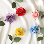 Pin page 종이꽃diy 🌹 돌돌 말아 붙이면 예쁜 장미 완성🤗 좀 다양한... 🤍 페이퍼플라워? 그 ..그게..머야? 하시는 분들까지도 예쁘게... 