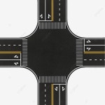 교차로 일러스트, 교차로, 사거리, 방법 PNG 일러스트 및 PSD 이미지 무료 다운로드 - Pngtree