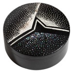 Jean Dunand French Art Deco Round Black and Coquille doeuf Lacquered Box | 공예, 디자인, 공예품