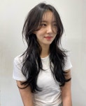 정도와 컬의 따라서 다른 분위기의 샌드디자인 #허쉬레이어드펌 #허쉬펌 #샌드펌 #세미허쉬컷 | 긴머리 헤어컷, 헤어스타일, 긴 헤어스타일