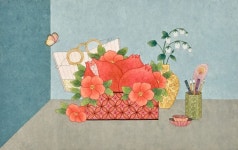 따뜻한 말을 건네는 그림, 모던민화를 그리다