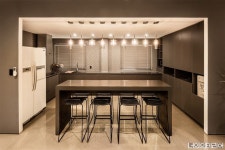 [너의인테리어] 베이지 판넬의 포인트... 주거 인테리어 완성! Weve designed... custom-made kitchen … | 인테리어, 가구, 타일