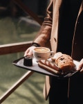 B A K E R Y 아우어베이커리 𓂃𓊱∗𐬹𓂂 . my dream to start every morning like this ゜* 𓏭𓏭plain cane… | Coffee... 