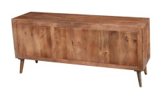 Baha Mango Wood Buffet, 2 Doors and 3 Drawers in 2022 | Wood buffet, Mango wood, Solid mango wood