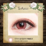 #렌즈라라 #티아모 #티아모돌리할로윈 #레넬핑크 _ 새콤 달콤한 딸기 컬러! 자연스럽고 높은 발색으로 귀엽고 무서운 눈동자를 만들어요... 