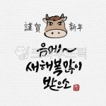 캘리그라피, 캘리, 수묵캘리, 수묵캘리그라피, 새해, 사진,이미지,일러스트,캘리그라피 - minju calli작가 | 새해 문구, 손글씨 문구, 신년카드