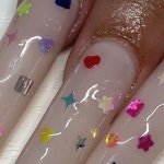 네일노리(NAIL NORI) | Nails.isabae on Instagram: "Confeti nails for @tea_cupz (♥ó㉨ò)ノ♡ side note: grateful for nail appointments where we...