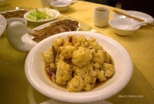북경에서 북경오리 먹다가... (北京烤鴨, China Beijing kaoya, beijing duck Quanjude, 全聚德) | Food, Vegetables, Cauliflower