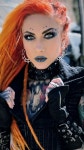 Goth Model & Singer Lena Scissorhands ✂ Infected Rain ~ Nu Metal Metalcore 🖤 Pin on 경희A