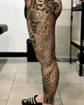 서울이레즈미 안양이레즈미 이레즈미타투 이레즈미 on Instagram: “Full leg . . . . . . . . . #irezumi #이레즈미 #wabori... 