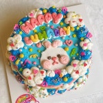 커스텀케이크 플래브케이크’s Instagram profile post: “하찮고 사랑스러운 토깽🐰💖” | Cute cakes, Cake, Food