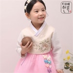 더예한복 QT330 소율장미 여아한복 아동한복