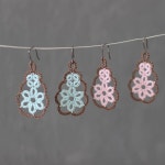 223 Me gusta, 3 comentarios - 위드 (@tattingweed) en Instagram... 수공예 #핸드메이드 #꼼지락 #예쁘다그램… | Drop earrings... 