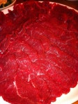 Pin page 광장시장 육회자매집24,000원..20130609 | Meat jerky, Meat, Jerky