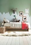 zig-zag pattern looks playful and creates a really fun wall for a #ki…(이미지 포함) | 어린이방, 남자아이방, 어린이 공간