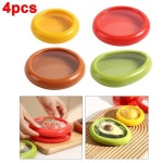 2.89US $ 14% OFF|Reusable Food Saver Box Half Cut Fruit Freshing Retractable Film Storage Container Fruit Preservation Seal Cover Kitchen...