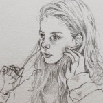 #drawing #drawingbijou #sweet #sketch #illustration #pencildrawing #art #tip #pencil #draw #일러스트 #스케치 #연필그림 #여자 #소녀 #드로잉... 