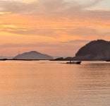 청산도 청송해변 노을
